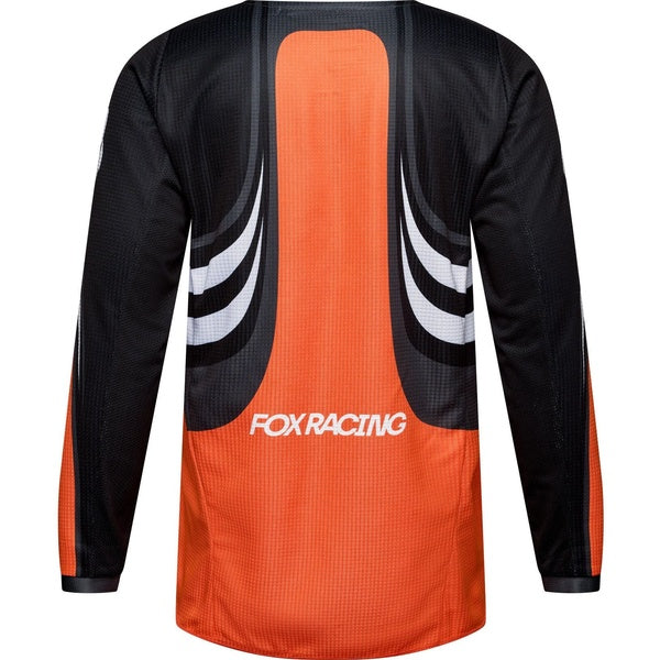Chandail de Motocross 180 Draft Junior/Fox/ Orange, de dos