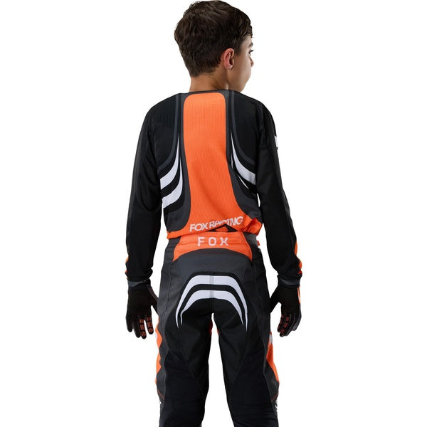 Chandail de Motocross 180 Draft Junior/Fox/ Orange, de dos