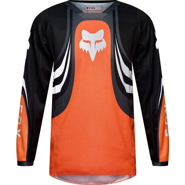 Chandail de Motocross 180 Draft Junior/Fox/ Orange, de face