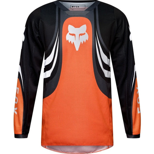 Chandail de Motocross 180 Draft Junior/Fox/ Orange, de face