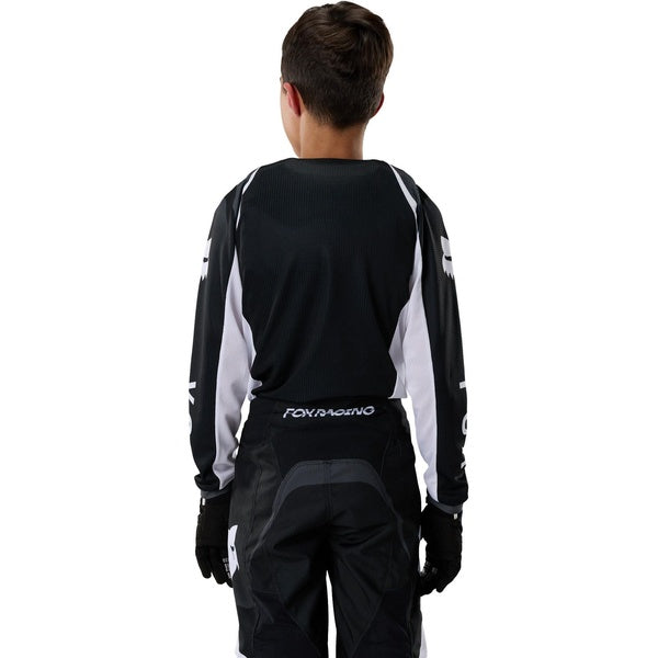 Chandail de Motocross 180 Frame Junior/Fox, noir , de dos