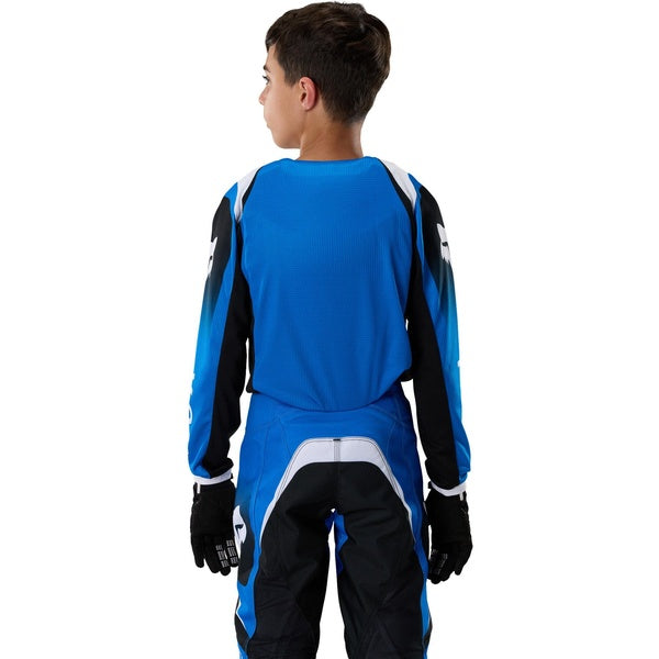 Chandail de Motocross 180 Frame Junior/Fox, bleu , de dos