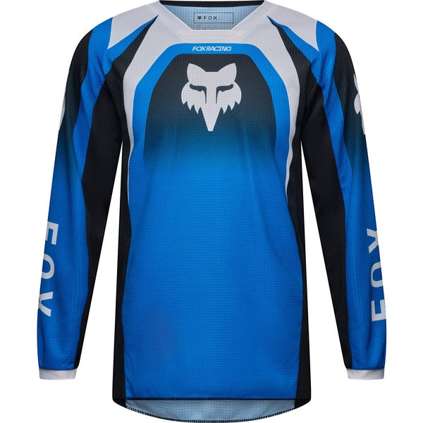 Chandail de Motocross 180 Frame Junior/Fox, bleu , de face