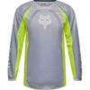 Chandail de Motocross 180 Frame Junior/Fox, gris jaune, de face