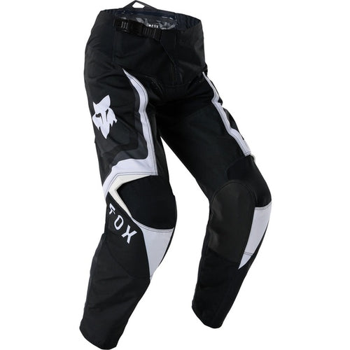 Pantalon de Motocross 180 Frame Junior/Fox, noir, de face