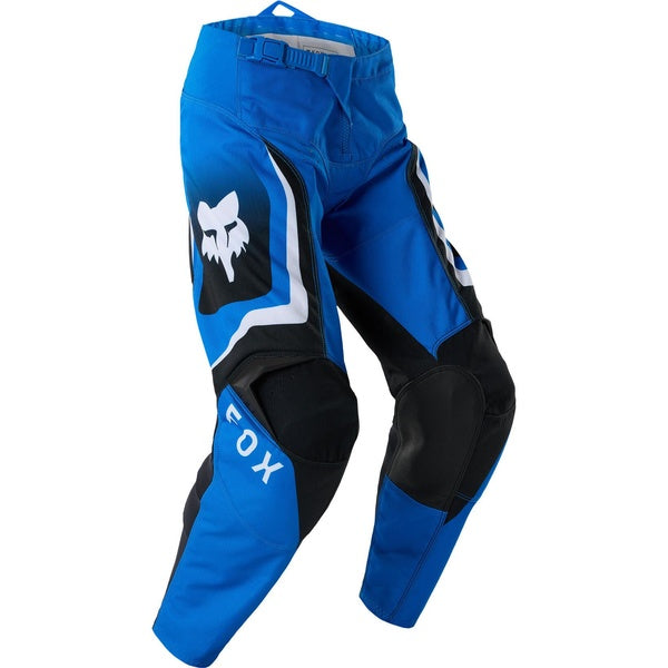 Pantalon de Motocross 180 Frame Junior/Fox, bleu, de face