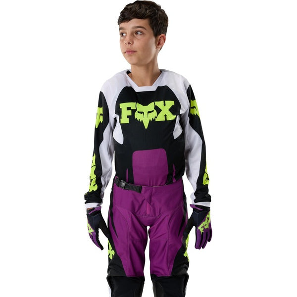Chandail de Motocross 180 Raid Junior/Fox, mauve, de  face