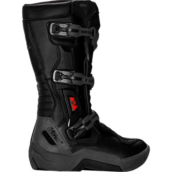 Bottes de Motocross 3.5 Junior Noir incliné de dos