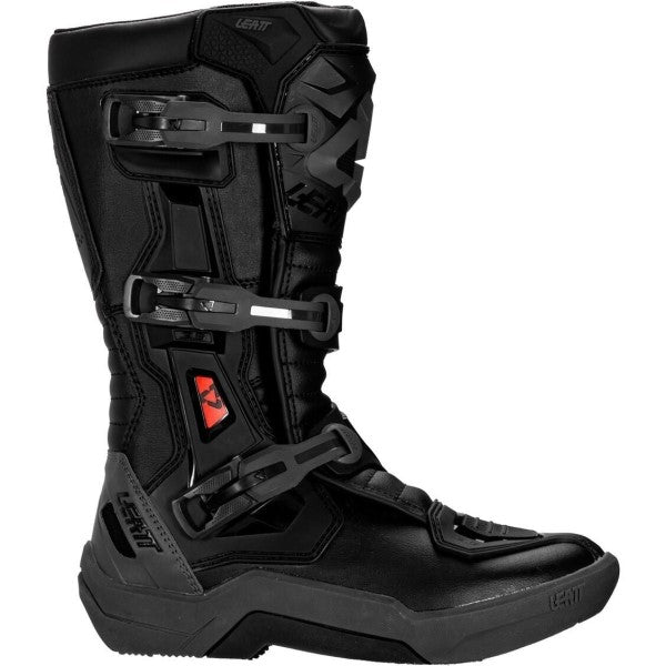 Bottes de Motocross 3.5 Junior Noir de gauche