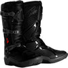 Bottes de Motocross 3.5 Junior Noir incliné de face en paire