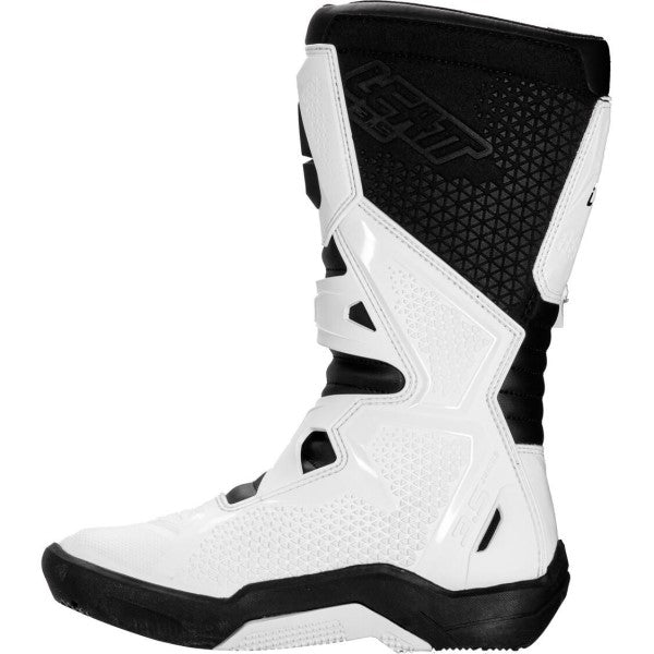 Bottes de Motocross 3.5 Junior Blanc de gauche