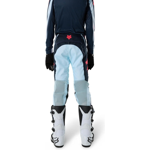 Pantalon de Motocross Flexair Arc Junior, Fox; bleu, de dos