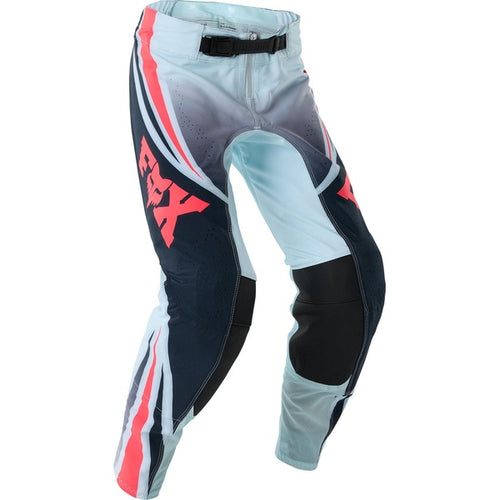 Pantalon de Motocross Flexair Arc Junior, Fox; bleu, de face