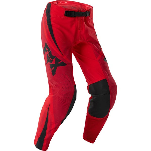 Pantalon de Motocross Flexair Arc Junior, Fox; rouge, de face