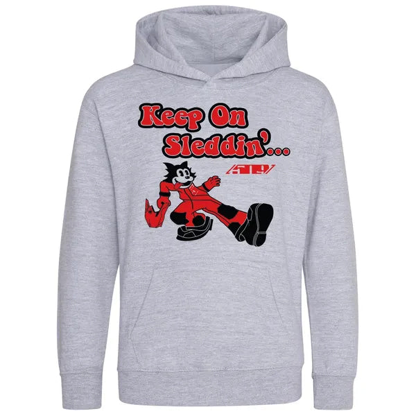 Coton Ouaté Keep on Sleddin Junior Gris, de face