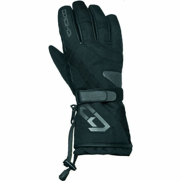 Gants de Motoneige Nylon Junior Noir extérieur