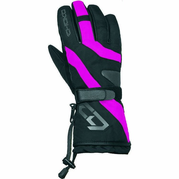 Gants de Motoneige Nylon Junior Rose extérieur