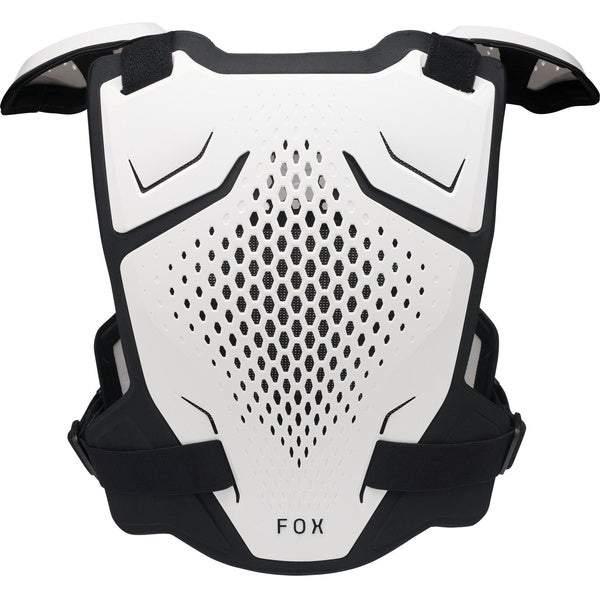 Plastron de Motocross R3 Junior/Fox; blanc