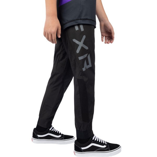 Pantalon de Vélo FXR Revo Junior Noir Jambe