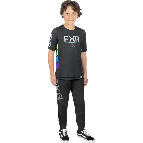 Pantalon de Vélo FXR Revo Junior Noir Modèle