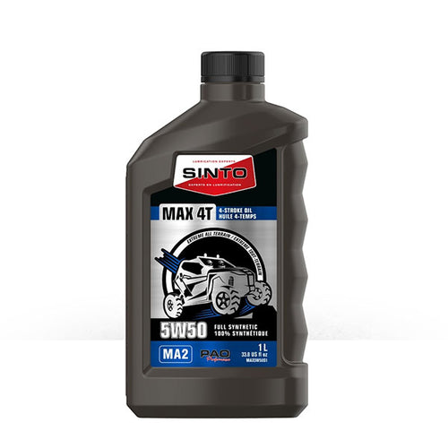 Sinto 5w50 100% Synthetic Max 4T Oil