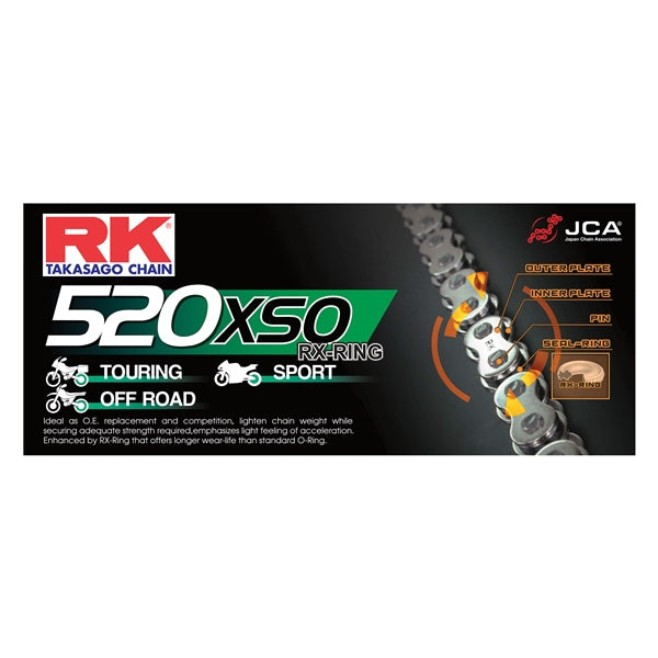 Chaîne  520XSO RX-Ring||520XSO RX-Ring chain