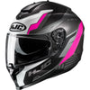 Casque Intégral de Moto C70 Silon Gris/Rose incliné de droite