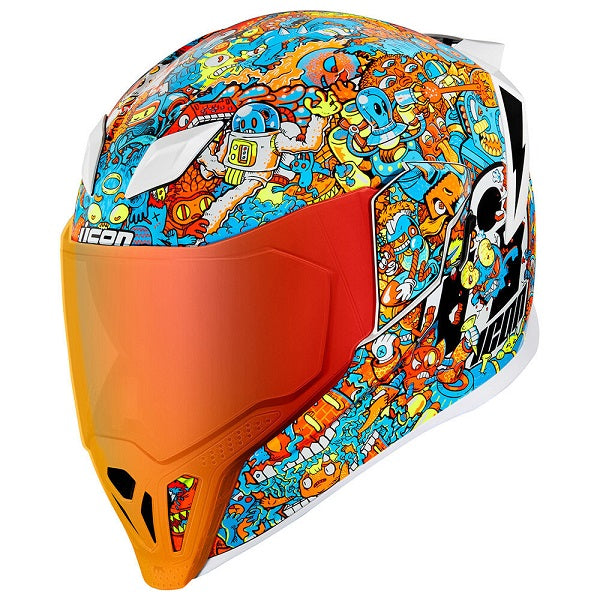 Casque MIPS Redoodle Bleu/Blanc/Orange