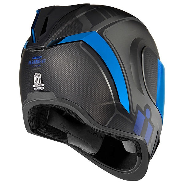 Casque Insurgent Noir/Bleu Derrière