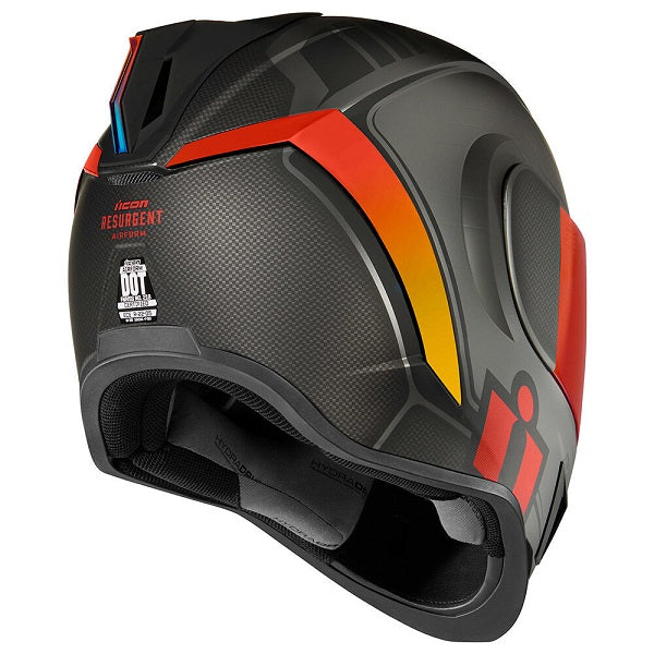 Casque Insurgent Noir/Rouge Derrière