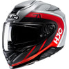 Casque Intégral de Moto RPHA 71 Mapos HJC Rouge/Gris incliné de droite
