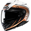 Casque Intégral de Moto RPHA 71 Mapos HJC Bronze incliné de droite