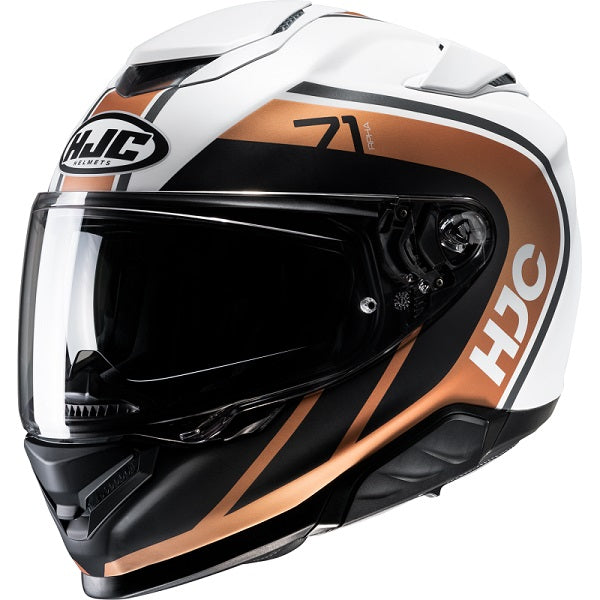 Casque Intégral de Moto RPHA 71 Mapos HJC Bronze incliné de droite