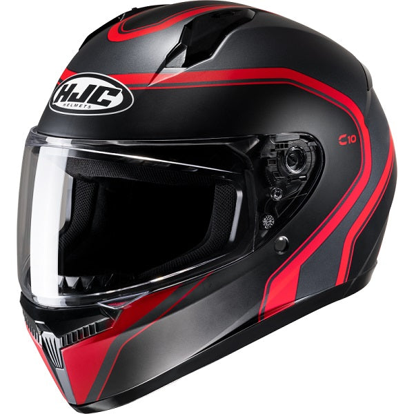 Casque C10 Elie Noir/Rouge