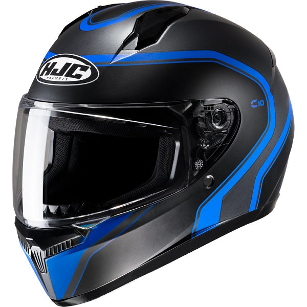 HJC Motorradhelm V30 SEMI MAT Weiß – Für Herren, Multiaxialfasern, Microlock-Verschluss, Größe XL