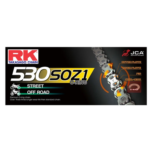 Chaîne 530XSOZ1 RX Ring RK||RK 530XSOZ1 RX Ring Chain