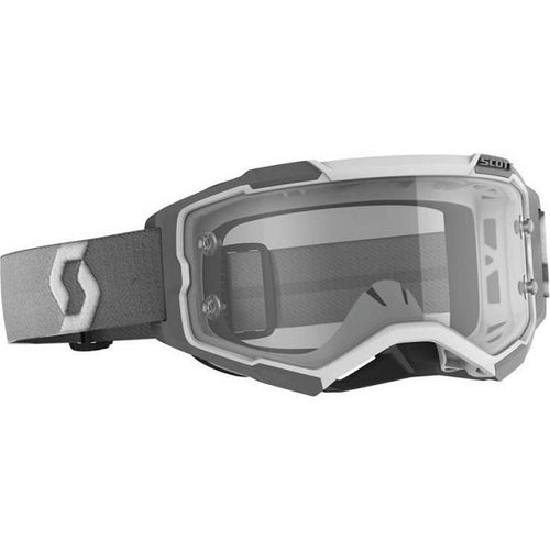 Lunettes de Motocross Fury Scott blanc et gris