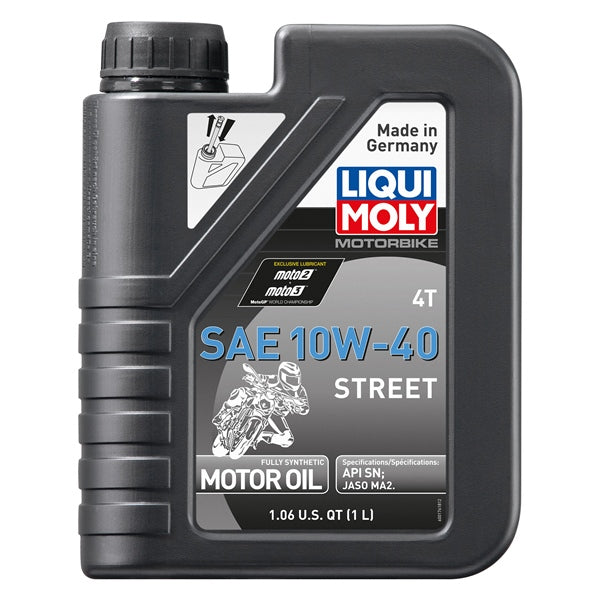 Huile Liqui Moly 100% Synthétique Street||Liqui Moly 100% Synthetic Street Oil