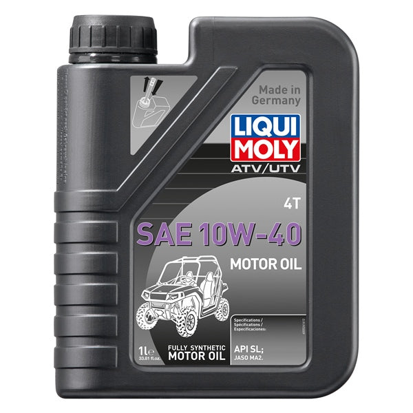 Huile Liqui Moly 100% Synthétique VTT/UTV||Liqui Moly 100% Synthétique ATV/UTV Oil