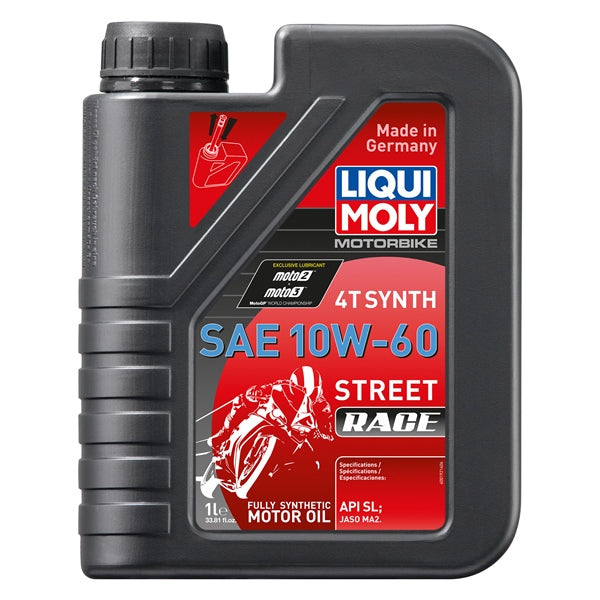 Huile Liqui Moly 100% Synthétique Street Race||Moly 100% Synthétique Street Race Oil