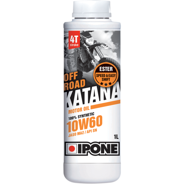 Huile Ipone 100% Synthétique Katana Off Road 4T||Ipone 100% Synthetic Katana Off Road 4T Oil