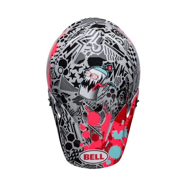 Casque de Motocross MX-9 Mips Tagger Splatter||Motocross Helmet MX-9 Mips Tagger Splatter