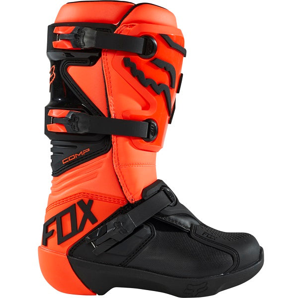 Botte de Motocross FOX Comp 23 Junior Orange Droite