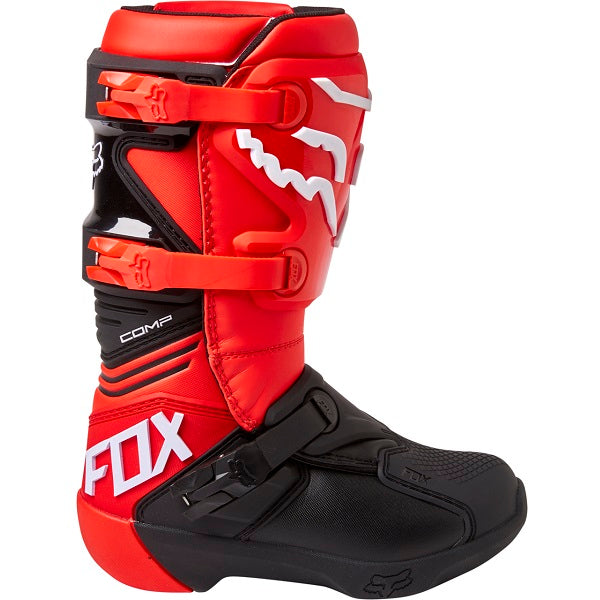 Botte de Motocross FOX Comp 23 Junior Rouge Droite