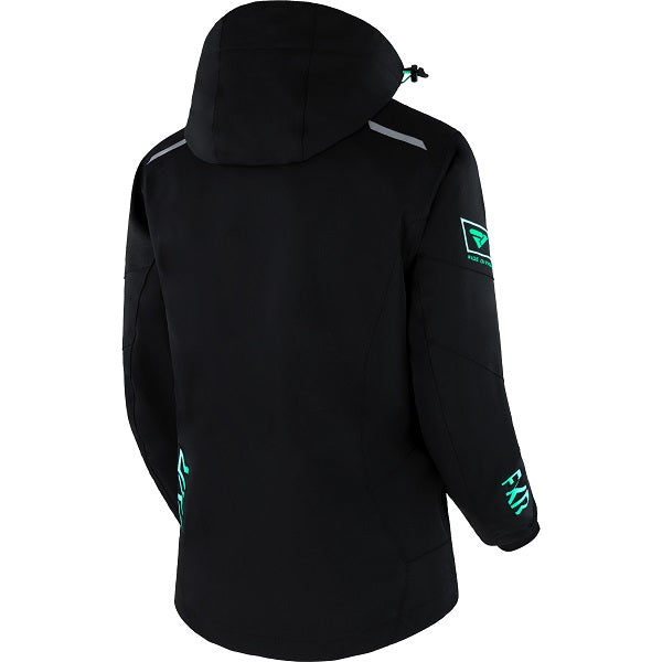 Manteau de Motoneige Renegade FX noir vert, de dos