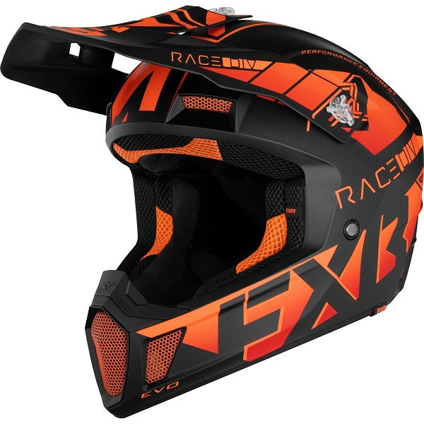 Casque de Snowcross Clutch Evo Noir/Orange