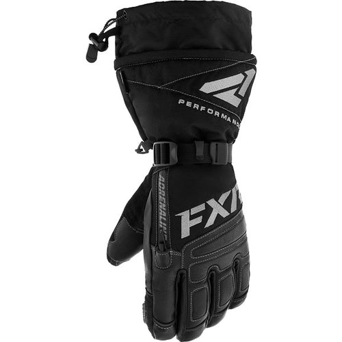 Gants de Motoneige Adrenaline FXR noir, dos