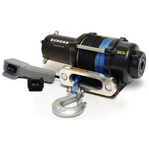 winch 2600 with synthetic rope and remote