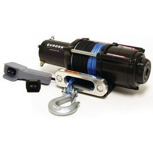 winch 3600 with synthetic rope and remote