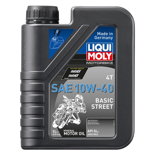 Huile Liqui Moly 10w40 Minéral Basic Street||Liqui Moly 10w40 Mineral Basic Street Oil